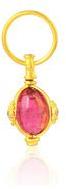 Gold Diamond Tourmaline Designer Pendant