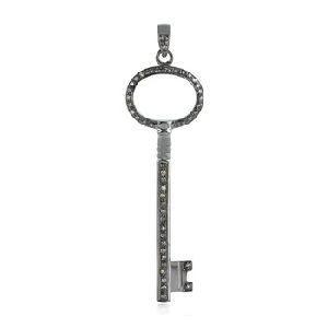 Sterling Silver Key Design Pendant