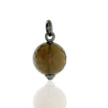 Sterling Silver Smoky Quart Pendant