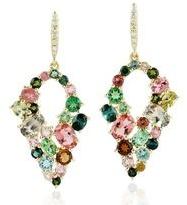 Tourmaline Dangle Earring