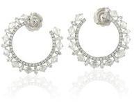 Uncut Diamond Stud Earring