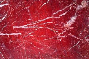 red marble slabs