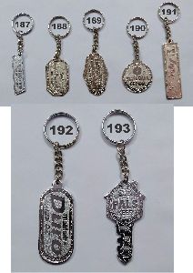 Promotional metal keychains