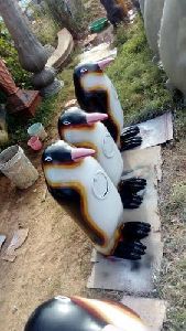 FRP Penguin Shaped Dustbin