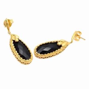 Black Onyx new Designer Earring Antique Design Earring