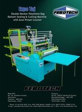 POLYTHENE BAG BOTTOM SEALING AND CUTTING MACHINE