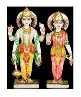 Marble Laxmi Narayan Standing Statue