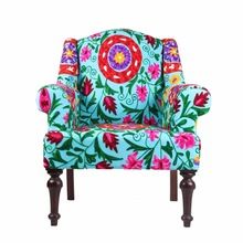 Cotton Suzani Chair