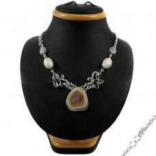 925 Sterling Silver Antique Jewelry Designer Imperial Jasper, Citrine, Garnet, Jasper Gemstone