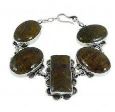 Pale Beauty !! 925 Sterling Silver Maxican Fire Agate Bracelet