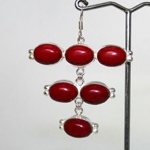 Beads Brass Earring Pair