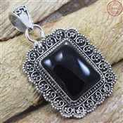 BLACK ONYX GEMSTONE Pendant