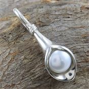 SIMPLE DESIGN PEARL SILVER RING