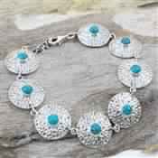 Turquoise Gemstone Beautiful Bracelet