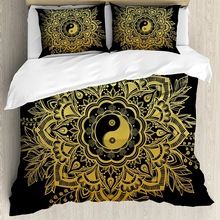 Gold Mandala Bedding Set Bed Cover