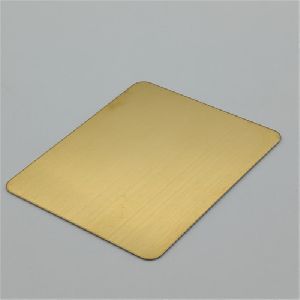 Golden Stainless Steel Colored Sheet Sheet, Thickness: 4-5 mm