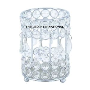 crystal votive candle holder