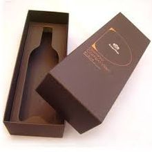 corrugated cardboard wine box