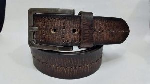 Mens Brown Leather Belt