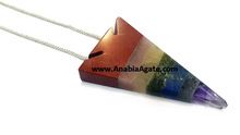 Chakra Bonded Arrowhead Pendan