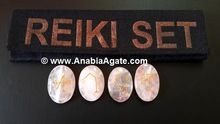 Rose Quartz Oval Arch Angle Set