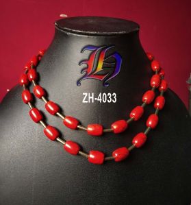 Red Beads Necklace