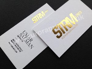 Gold Foil Visiting Card Printing Services