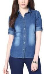 Ladies Denim Shirt