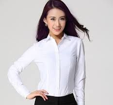 Ladies White Formal Shirt