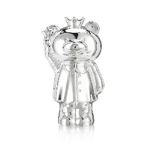 Silver Colored Fairy Bear Money Bank for Kids