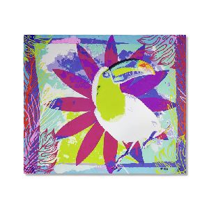 Tropical Toucan Silk Scarf