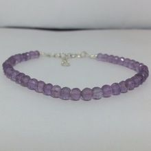 Amethyst Faceted Balls Bracelet