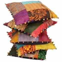 patchwork cushion cover