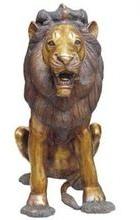 Brass Lion Statue