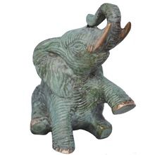 Bronze Statue Elephant animal metal Figure