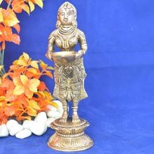 Elegant Statue of Deep Lakshmi