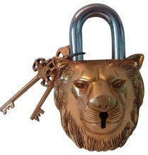 Lion shape Door pad lock