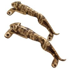 Panther Door Handle Made of Bronze metal