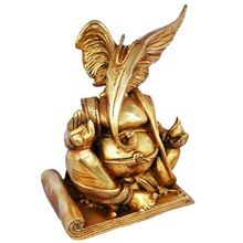 Religious Brass Statue of Lord Ganesh
