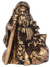 Religious metal Sculpture Santa claus