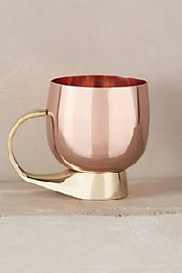 antique copper mug