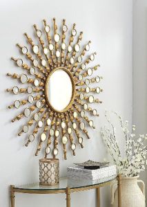 Iron Wall Art Mirror