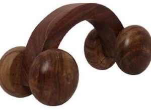 Wooden Handcrafted Wheel Foot Massager