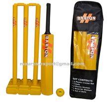 Business logo plastic cricket set