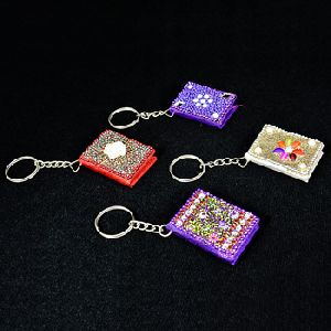 Glitter Key Ring with Notebook