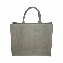 Eco-Friendly jute shopping bag with padded rope handle