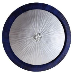 Antonia Blue Double Disc Metal Wall Art