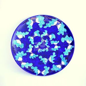 Blue Pottery Plate