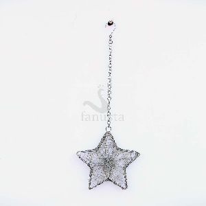 Star Hanging Wire T-Light Holder