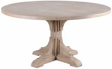Distressed Finish Round Dining Table